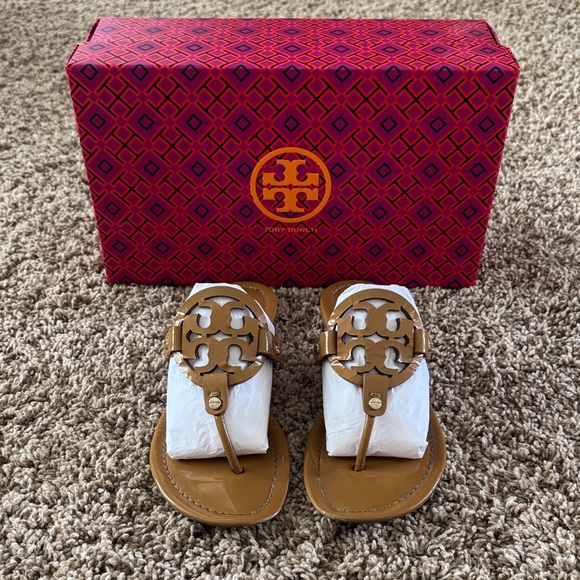 Tory Burch Shoes - Tory Burch Tan Miller Sandals